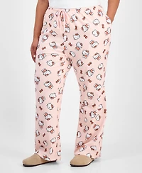 Love Tribe Trendy Plus Hello Kitty Graphic Drawstring Pants