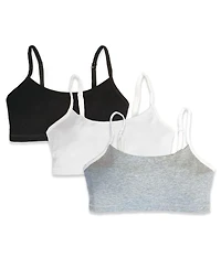 Mightly Girls Fair Trade Organic Cotton Bralettes 3-pack