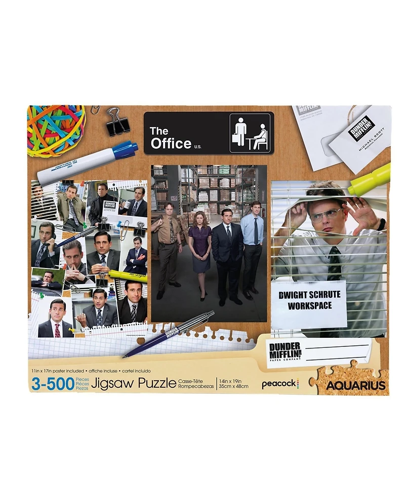 The Office 500 Piece Jigsaw Puzzle 3-Pack