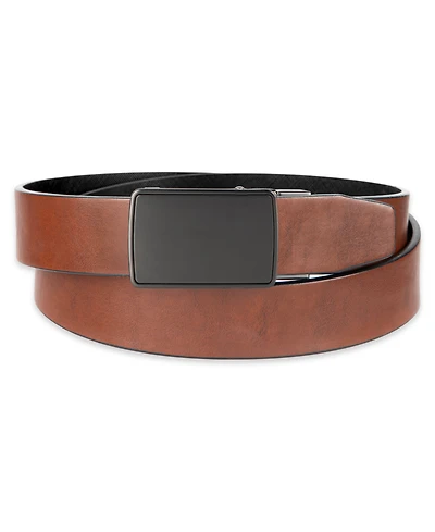 Alfani Men's 2-In-1 Reversible AlfaTech Custom Fit Pressure Locking Plaque Buckle Belt
