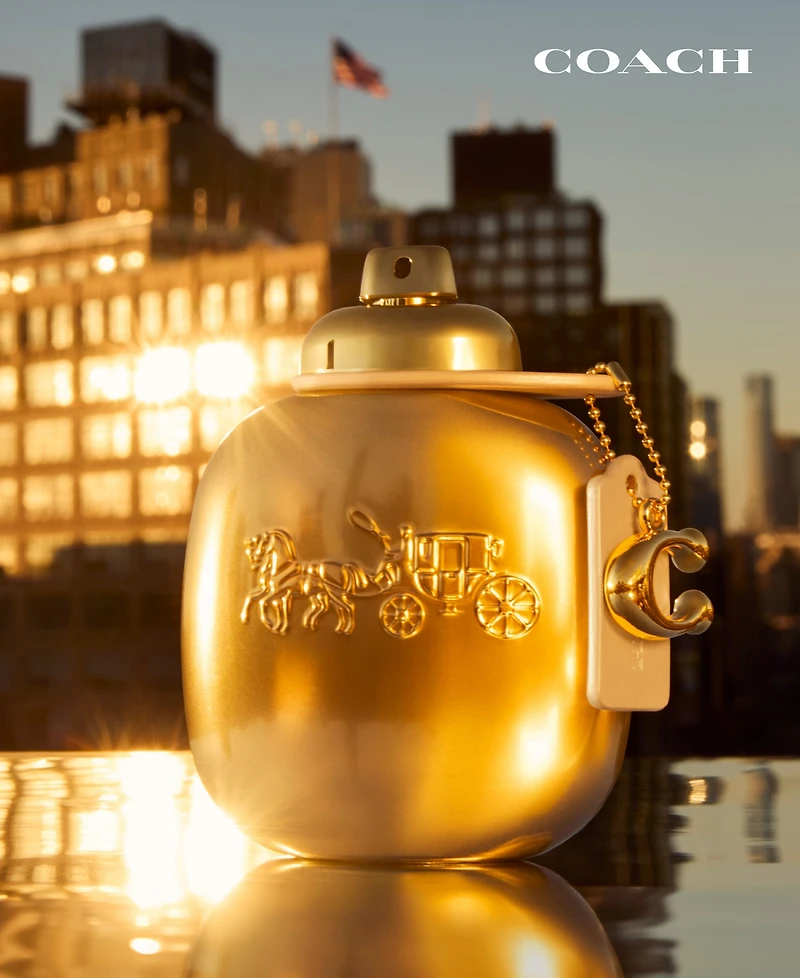 Coach Gold Parfum Spray, 3 oz.