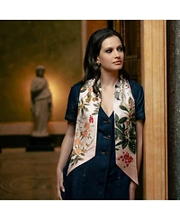 Ornella - Skinny Silk Scarf for Women