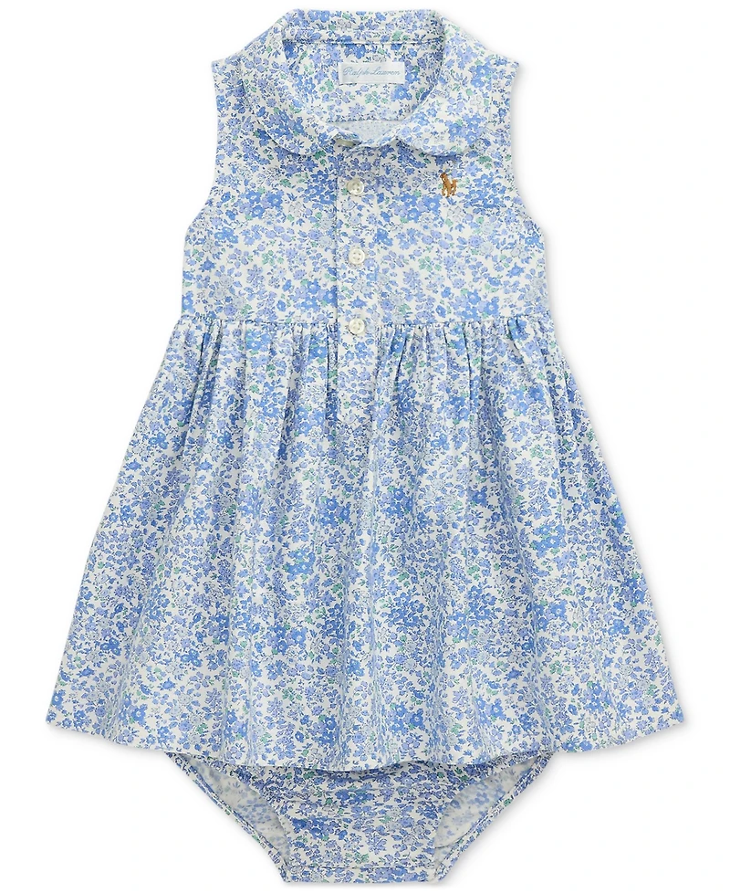 Polo Ralph Lauren Baby Girls Cotton Oxford Dress