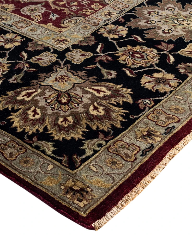 Adorn Hand Woven Rugs Indo Kashan M5354 8'10"x11'10" Area Rug
