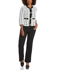 Rafaella Petite Curvy Fit Boot Cut Pants