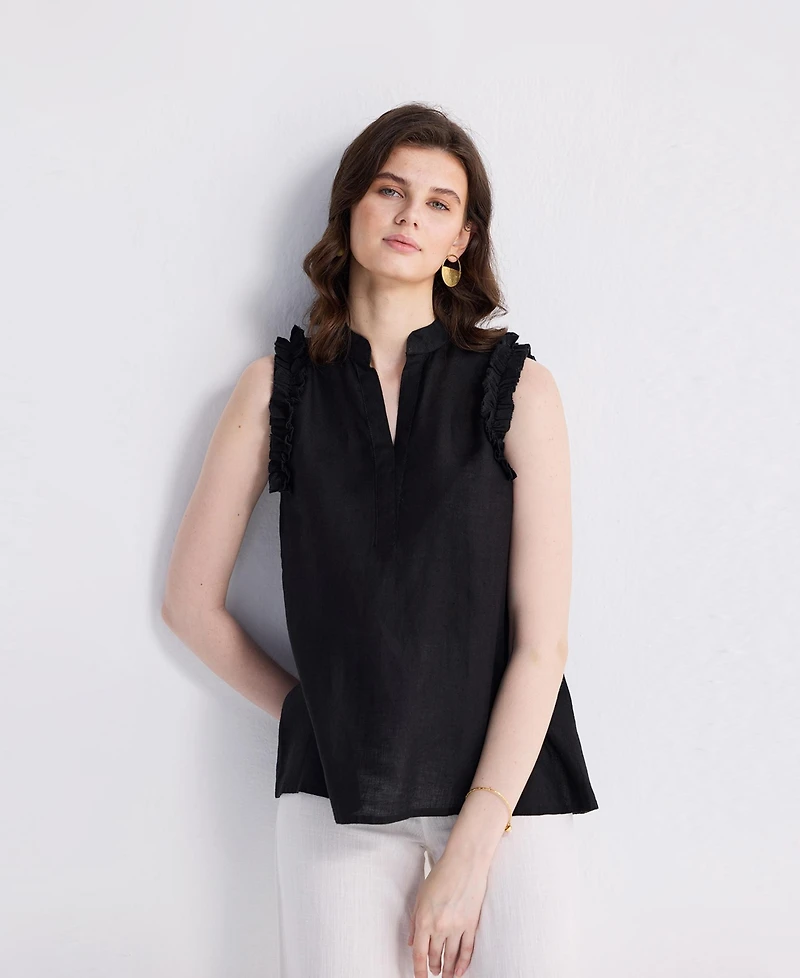 Reistor Women's Sleeveless Hemp Top