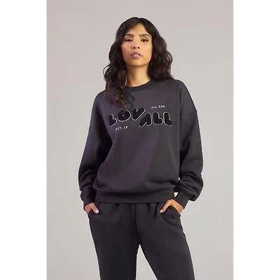 Lovall Women's All Szn Organic Oversized Sweatshirt Two