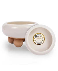 P.t. Supply Co. Elevated Bubble Shaped Stoneware Pet Bowl, Raised Ceramic Food & Water Dish for Dogs and Cats