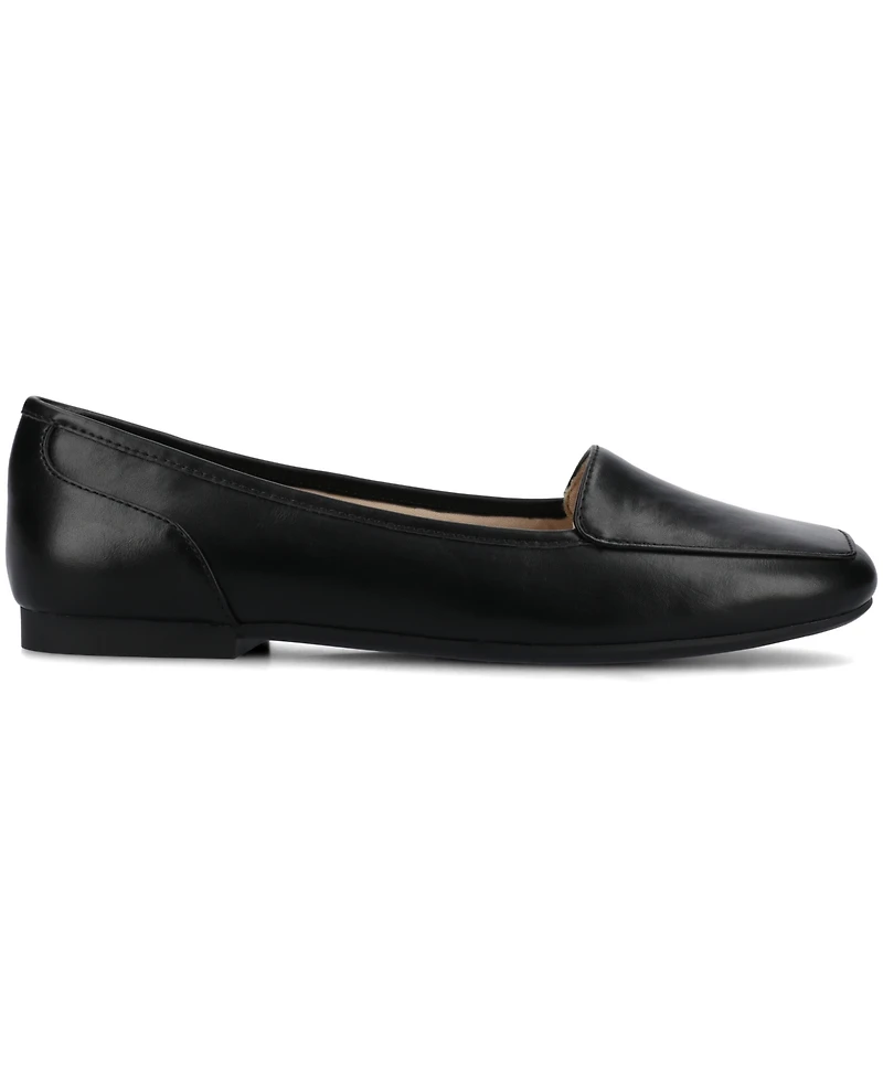 Journee Collection Women's Noelia Square Toe Ballet Flats