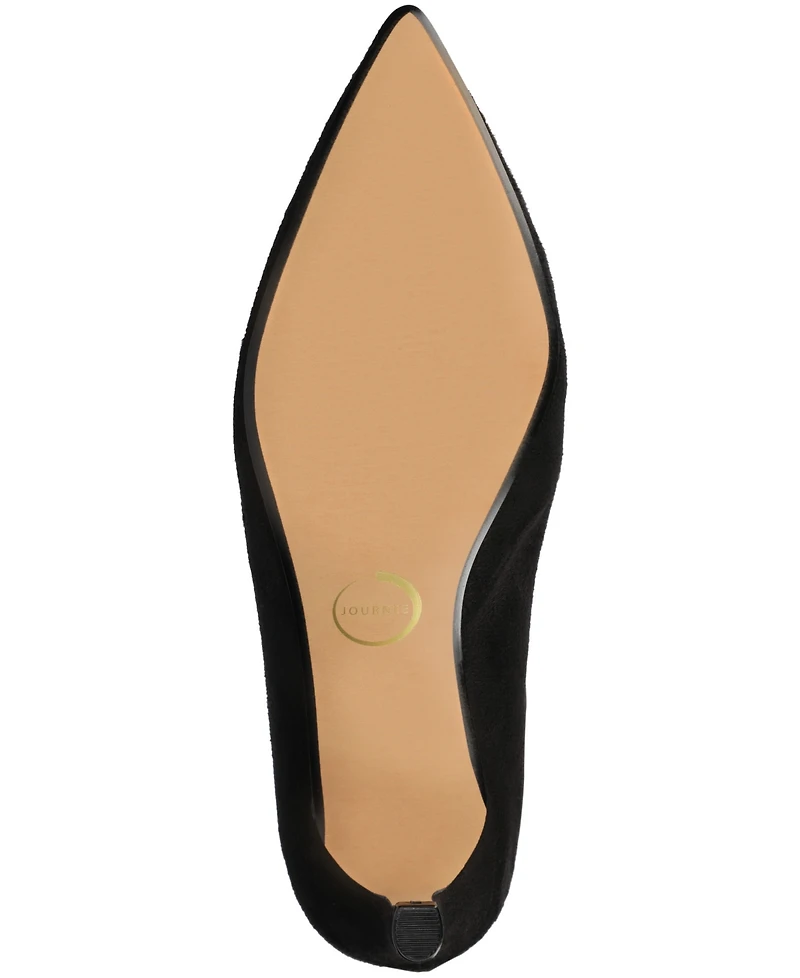 Journee Collection Women's Sonnet Pointed Toe Slouchy Dress Boots