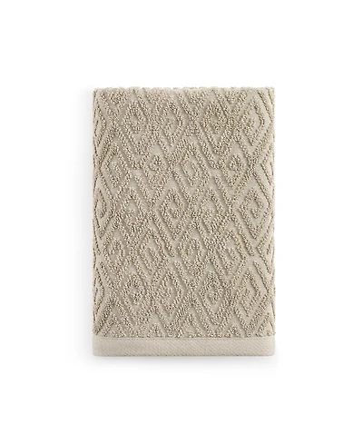 John Robshaw Maze Solid Texture Cotton Hand Towel, 30" x 20"