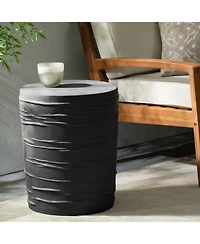 Lightweight Concrete Patio Side Table