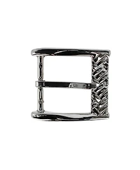 Trafalgar Men's 40mm Solid Brass Basketweave Design Italian Harness Belt Buckle