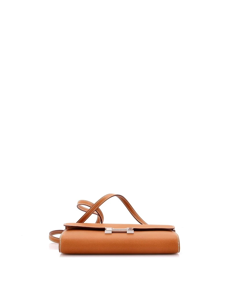 Pre-Owned Hermes Constance To Go Wallet Epsom