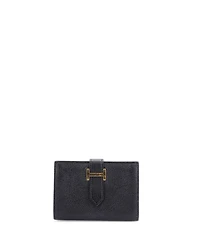 Pre-Owned Hermes Bearn Card Case Chevre Mysore