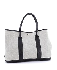 Pre-Owned Hermes Garden Party Tote Toile and Leather
