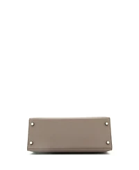 Pre-Owned Hermes Kelly 28 Handbag Grey Epsom with Palladium Hardware