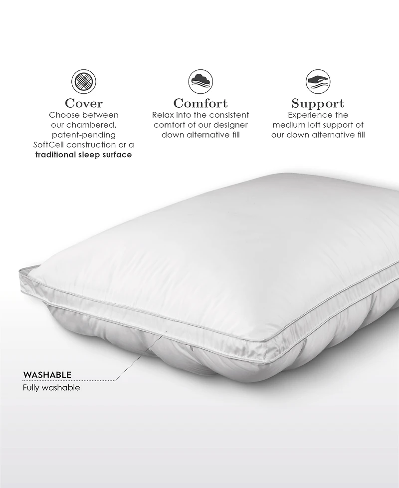 FabricTech Softcell Lite Pillow, Standard