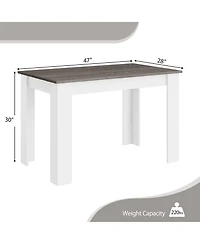 47 Inches Dining Table for Kitchen and Dining Room