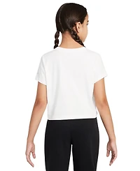 Nike Big Girls Sportswear Cropped Cotton T-Shirt
