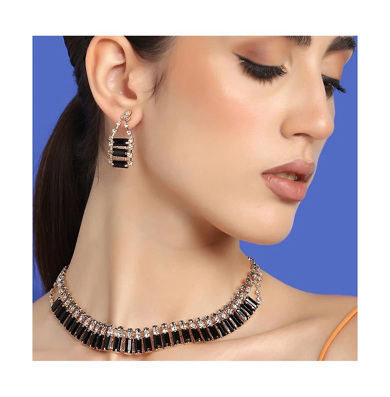 Sohi Rhinestones Jewellery Set