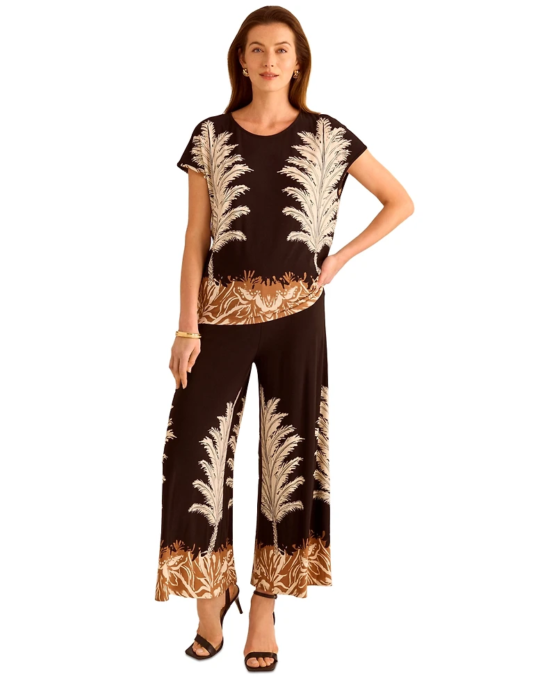 Vince Camuto Women's Round-Neck Caftan Blouse