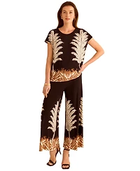 Vince Camuto Women's Round-Neck Caftan Blouse