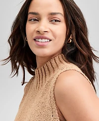 And Now This Women's Mock-Neck Sleeveless Sweater Top, Exclusively at Macy's