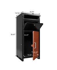 Outdoor Parcel Drop Box with Mechanical Lock