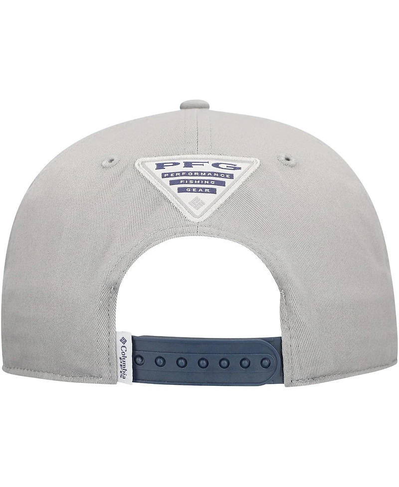 Columbia Men's Gray Dallas Cowboys Phg Back Tack Adjustable Hat