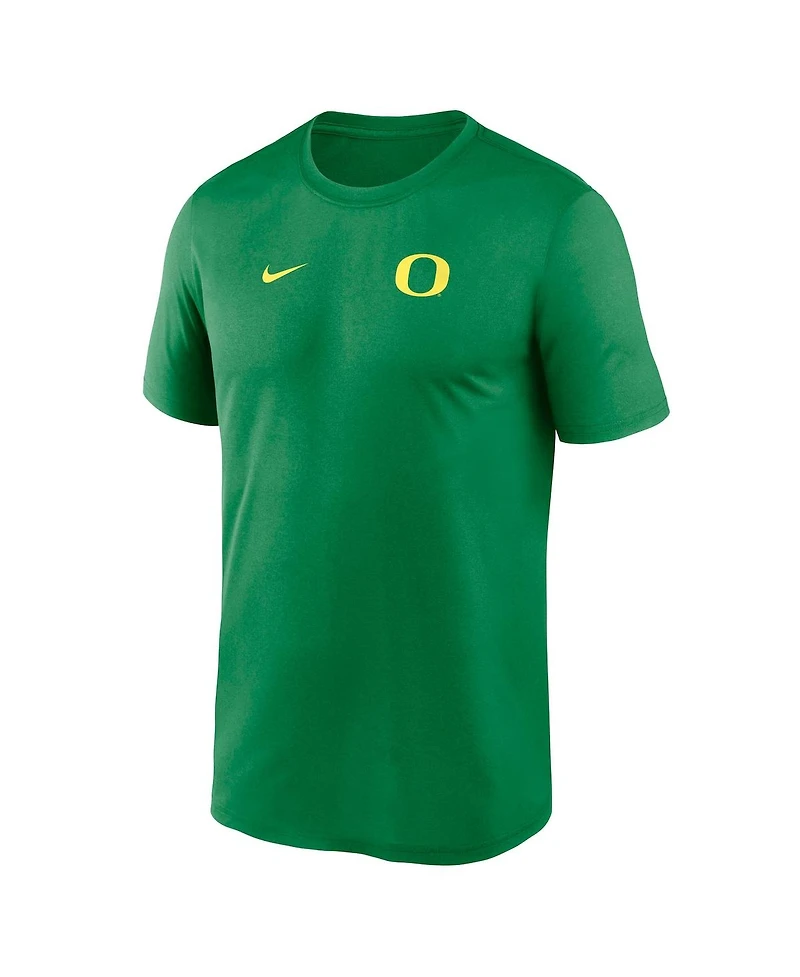 Nike Men's Green Oregon Ducks 2025 Sideline Small Logo Legend Performance T-Shirt