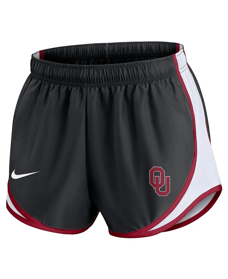 Nike Women's Black Oklahoma Sooners Spring Break Tempo Performance Shorts