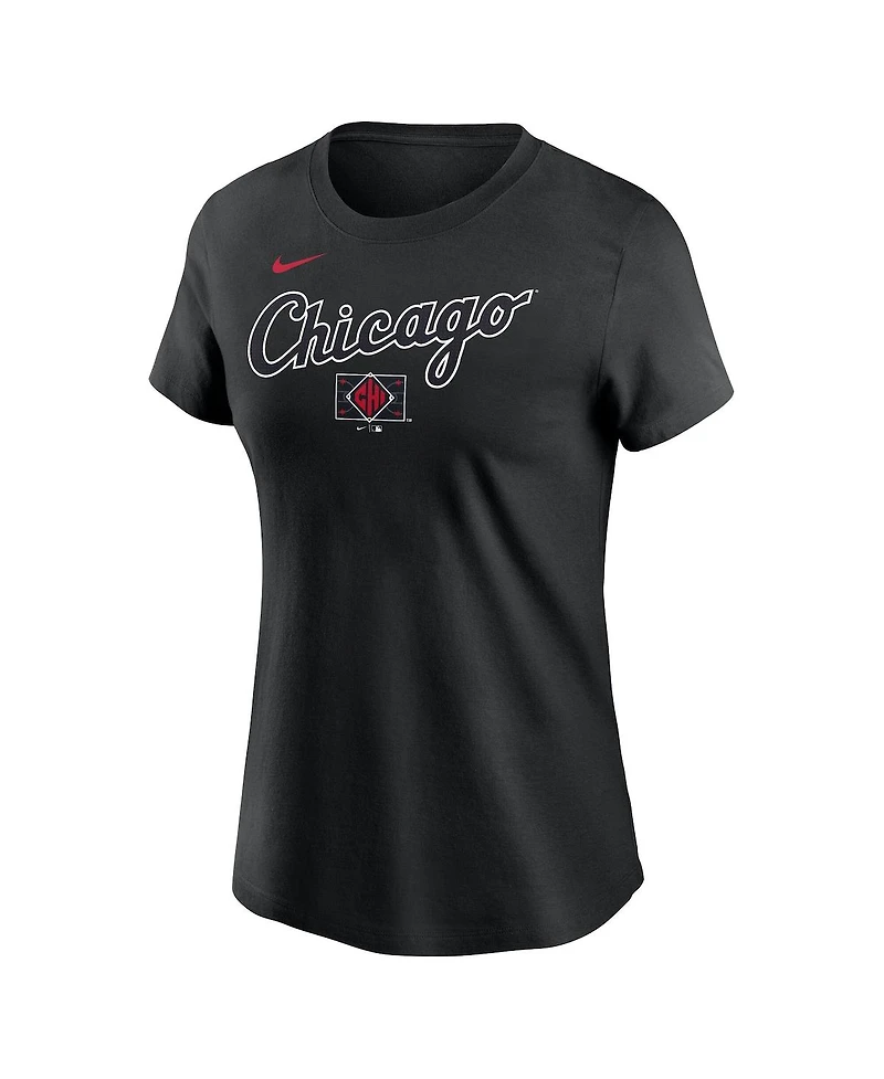 Nike Women's Black Chicago White Sox 2025 City Connect Wordmark T-Shirt