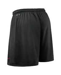 Nike Men's Red/Black Georgia Bulldogs 2025 Sideline Reversible Performance Shorts