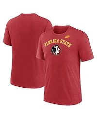 Nike Men's Heather Garnet Florida State Seminoles Legacy Arch Tri-Blend T-Shirt