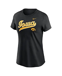 Nike Women's Black Iowa Hawkeyes Local Script T-Shirt