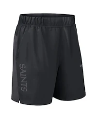 Nike Men's Black New Orleans Saints Woven Victory Performance Shorts