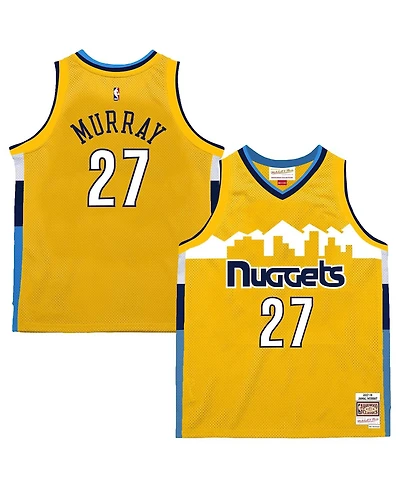 Mitchell & Ness Men's Jamal Murray Yellow Denver Nuggets 2017-18 Swingman Jersey