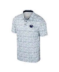 Colosseum Men's Navy/White Penn State Nittany Lions Big Tall Allover Polo Shirt