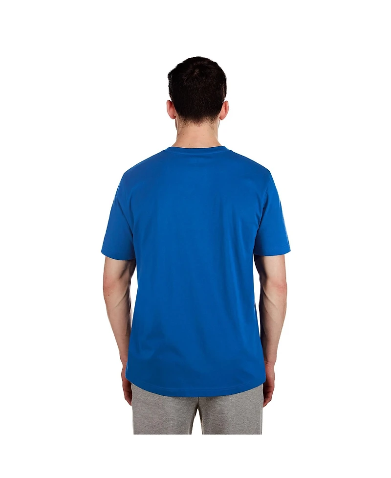 New Era Men's Royal Philadelphia 76ers 2024/25 City Edition Chenille Heavyweight T-Shirt