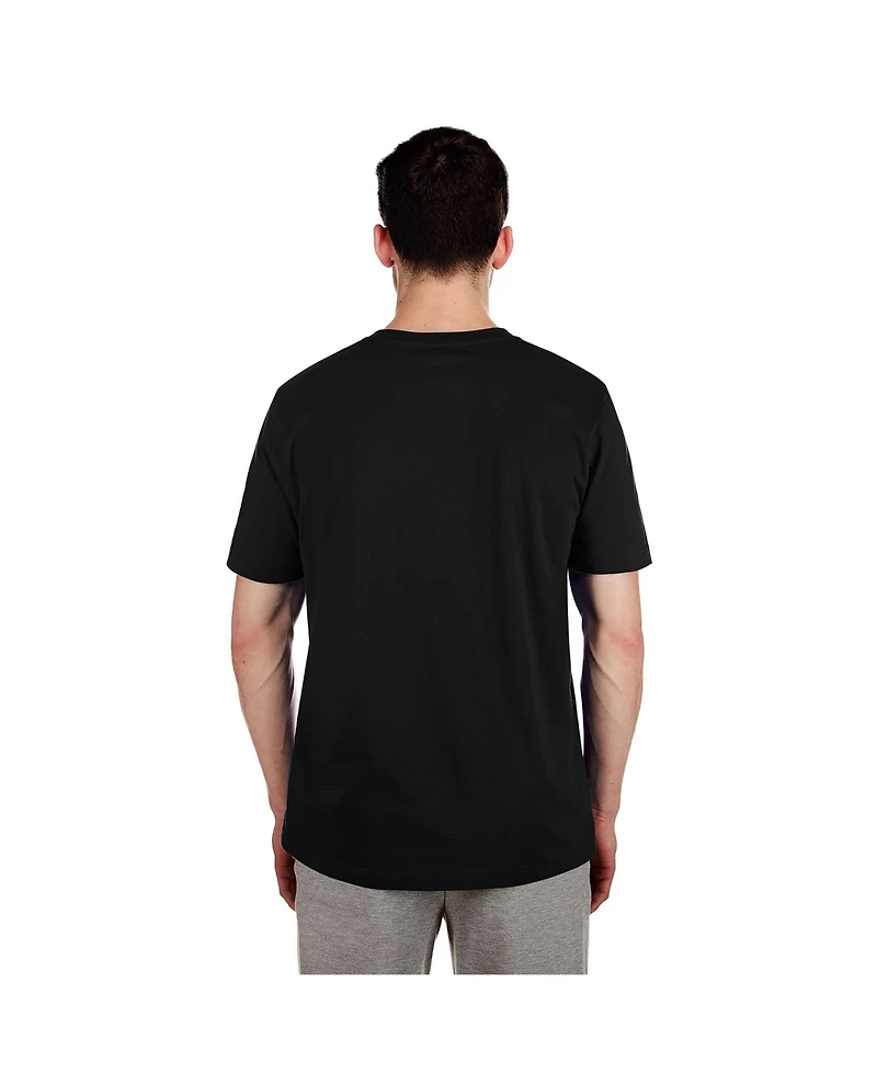 New Era Men's Black Los Angeles Lakers 2024/25 City Edition Chenille Heavyweight T-Shirt