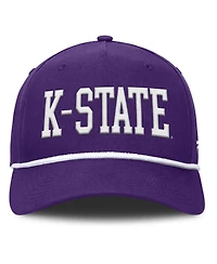 Fanatics Men's Purple Kansas State Wildcats Foul Ball Rope Adjustable Hat