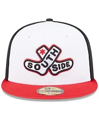New Era Men's White/Red Chicago White Sox 2025 City Connect Batting Practice 59FIFTY Fitted Hat