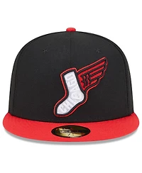 New Era Men's Black/Red Chicago White Sox 2025 City Connect Alternate 59FIFTY Fitted Hat