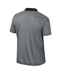 Colosseum Men's Black Florida State Seminoles Striped Polo Shirt