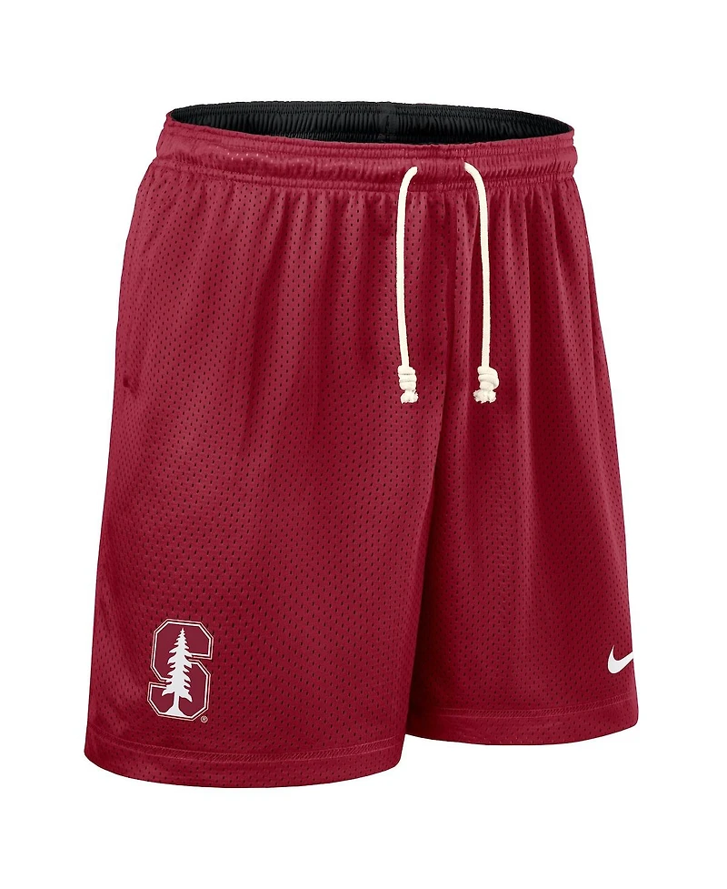 Nike Men's Cardinal/Black Stanford Cardinal 2025 Sideline Reversible Performance Shorts