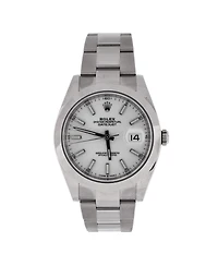 Pre-Owned Rolex Oyster Perpetual Datejust Automatic Watch in Stainless Steel 41mm