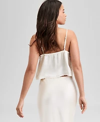 And Now This Women's Embroidered Scallop-Trim Camisole Top, Exclusively at Macy's