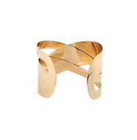 Sohi Gold-Plated Handcuff Bracelet