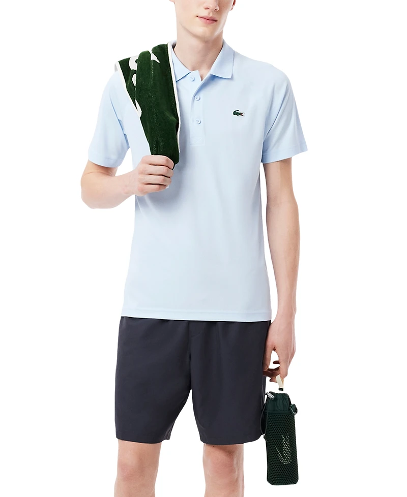 Men's Lacoste Breathable Run-Resistant Interlock Polo Shirt - T01